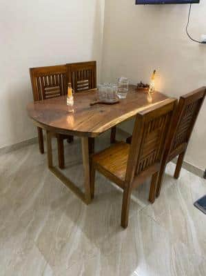 WOODEN RECTANGULAR TABLE